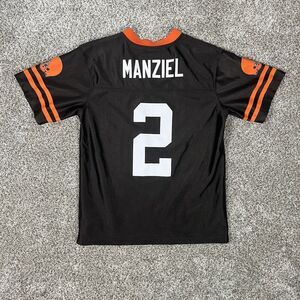 Johnny Manziel Cleveland Browns NFL Jersey Size Youth Medium Brown Orange